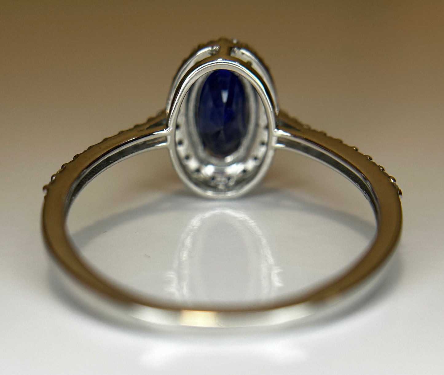 Beautiful 2.24 CT Unheated Burma Blue Sapphire Diamonds & 950 Platinum