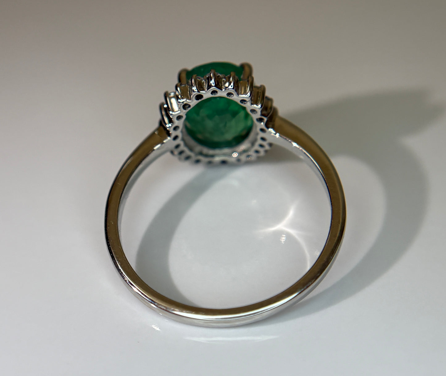 Beautiful 2.30 CT Natural Emerald Ring With Natural Diamonds & Platinum 950