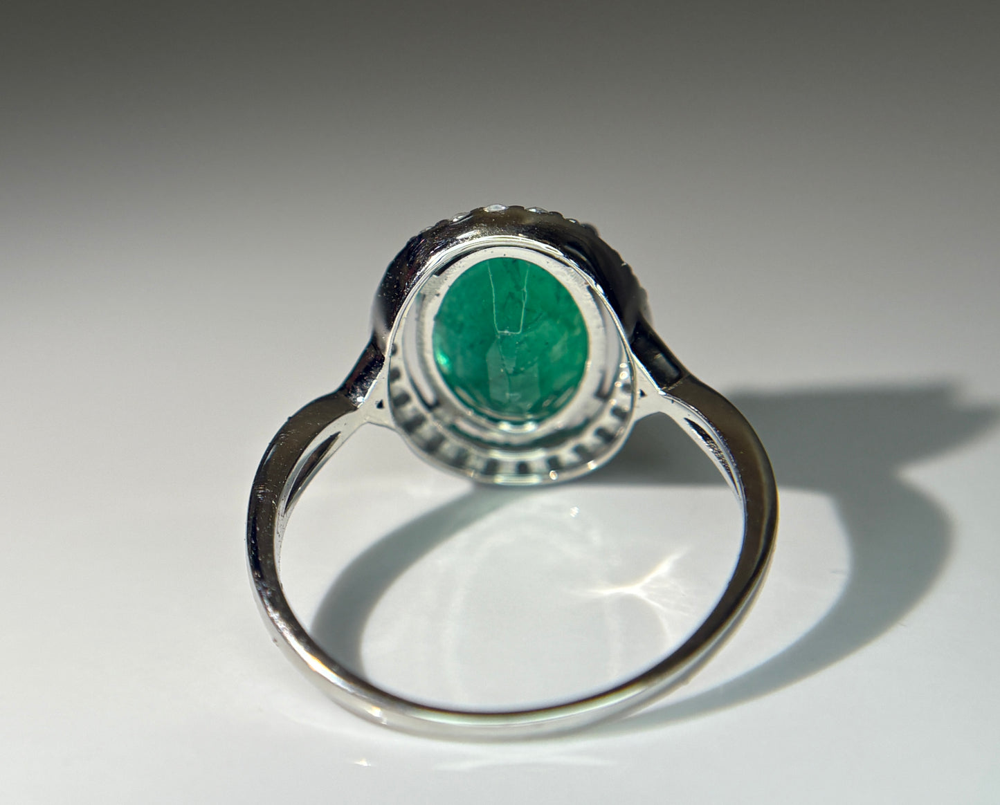 Beautiful 2.70 CT Natural Emerald Ring With Natural Diamonds & Platinum 950