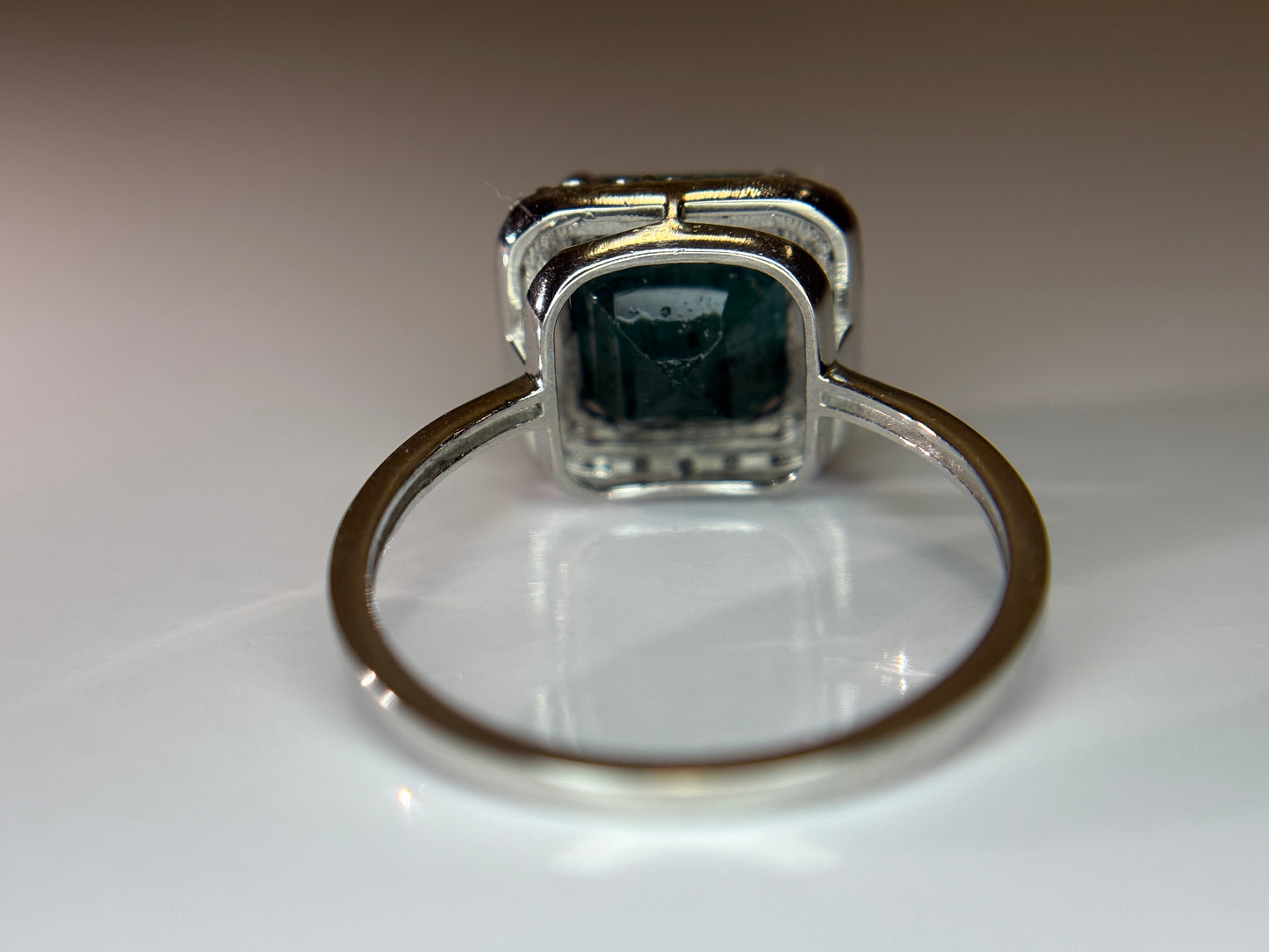 Beautiful 3.88 CT Natural Emerald Ring With Natural Diamonds & Platinum 950