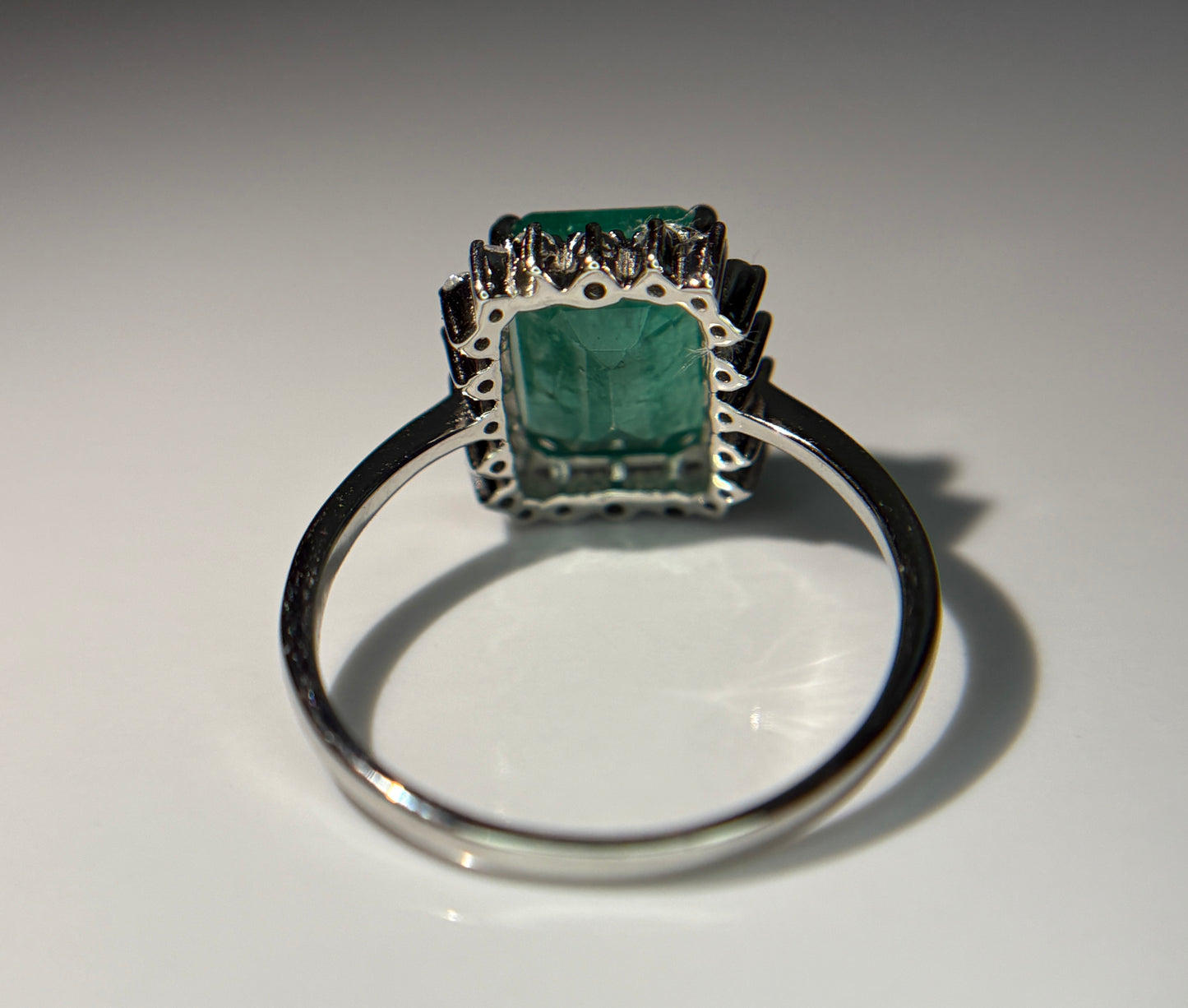 Beautiful 2.90 CT Natural Emerald Ring With Natural Diamonds & Platinum 950
